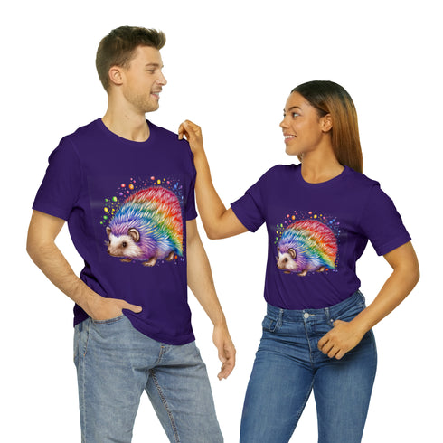 Rainbow Hedgehog - Short Sleeve Tee